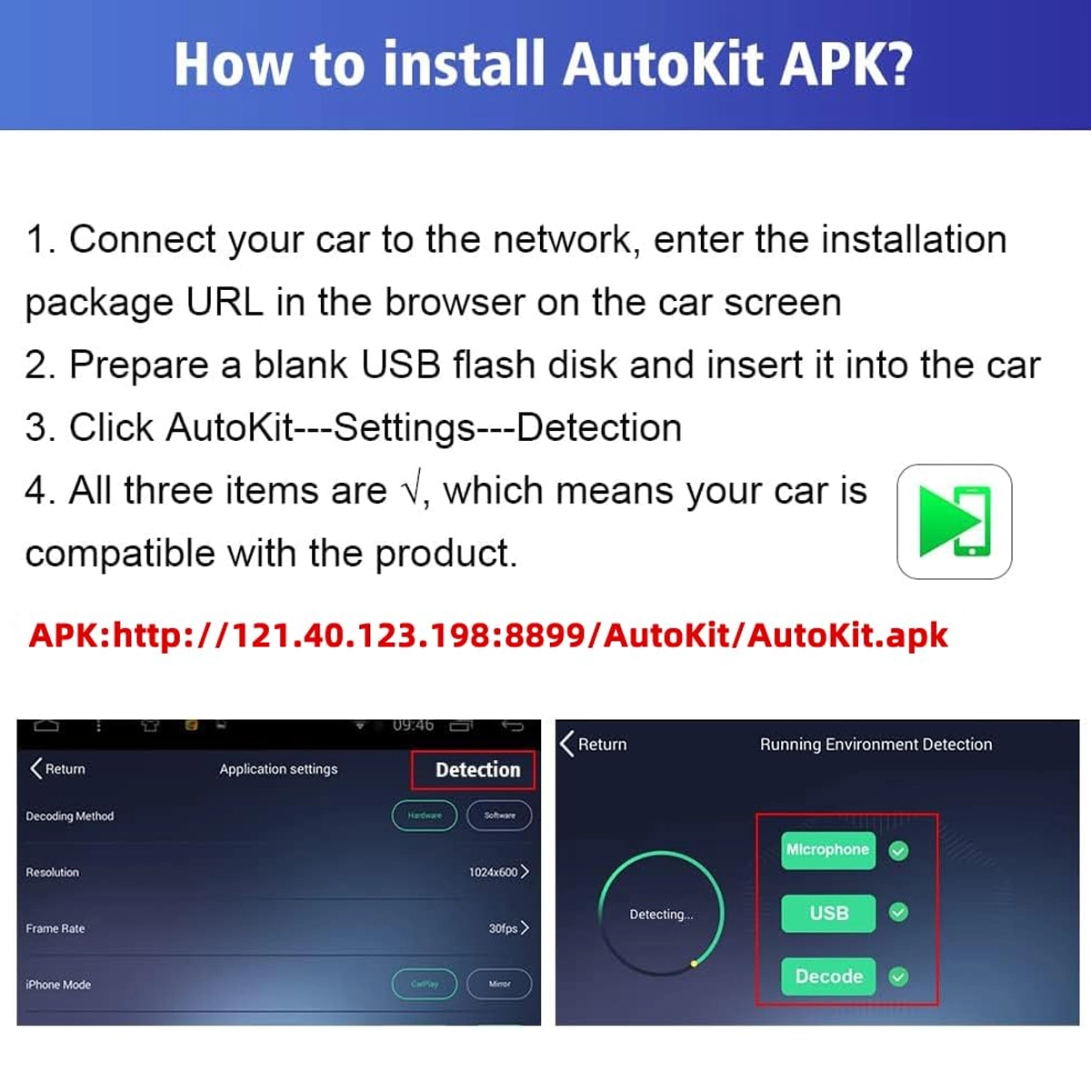 CARLINKIT MULTIMEDIA WIRELESS CARPLAY ANDROID AUTO ADAPTER DONGLE CPC200-CCPA thumbnail 7