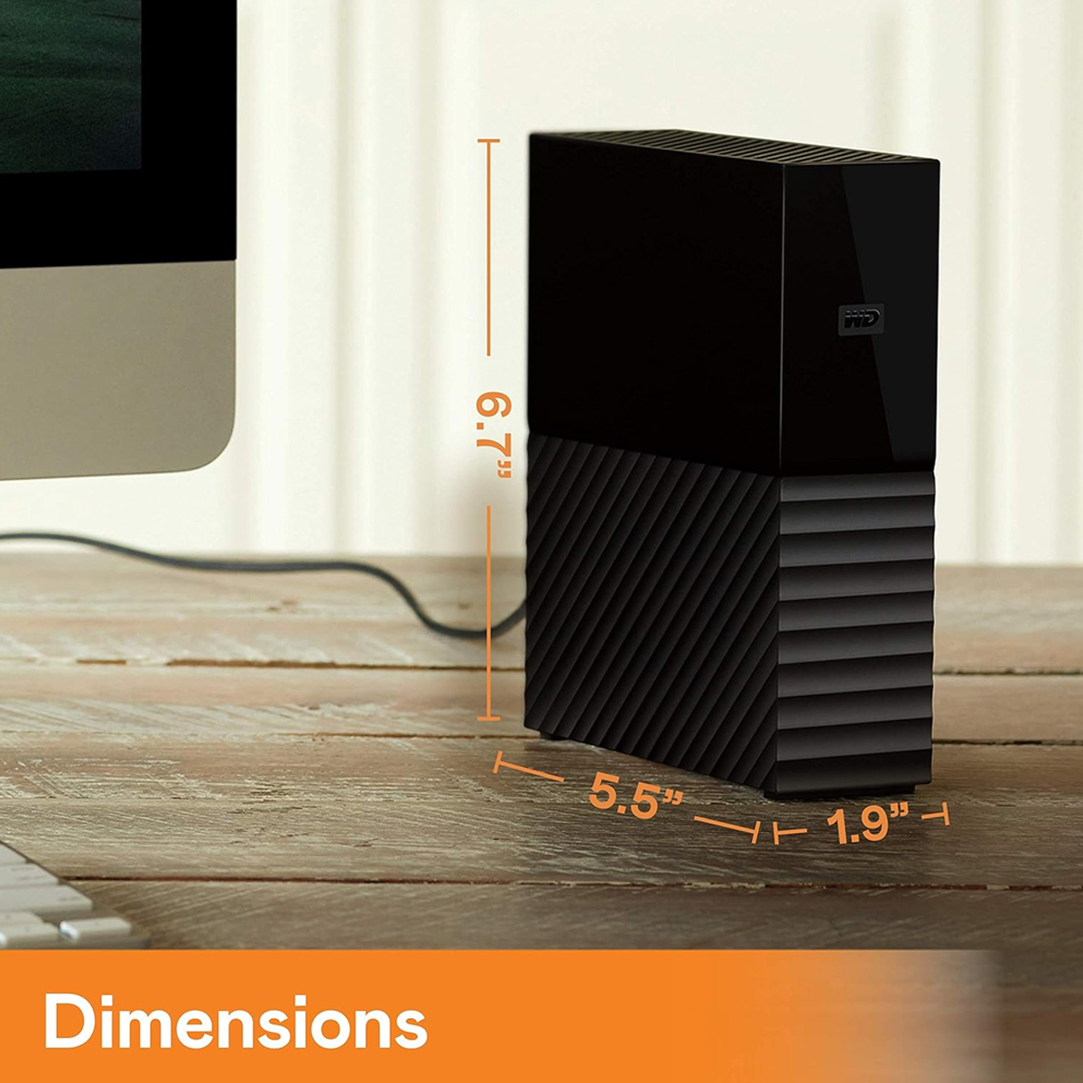 WD ESSENTIAL MY BOOK 14TB USB WDBBGB0140HBK thumbnail 6