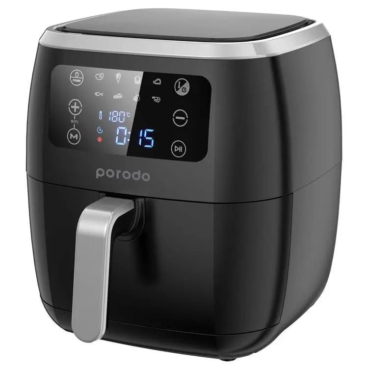 PORODO LIFESTYLE SMART AIR FRYER WITH APP CONTROL 6L BLACK PD-LSARFR2-BK