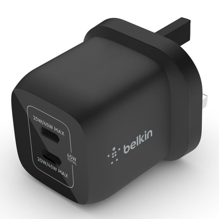 BELKIN BOOST CHARGE PRO 45W DUAL WALL CHARGER thumbnail 4