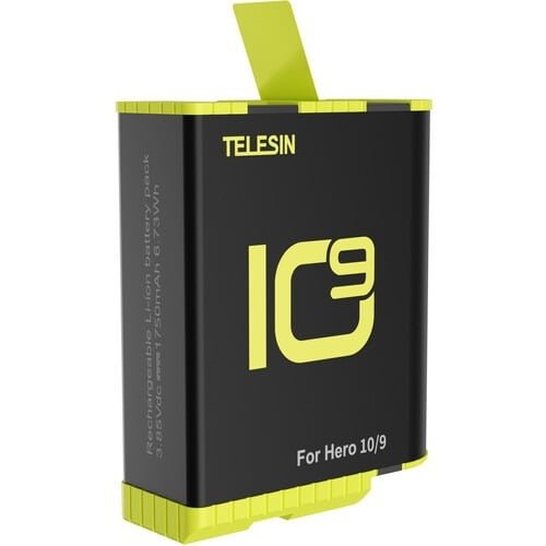 TELESIN GOPRO HERO 10/9 BATTERY GP-BTR-901 thumbnail 3