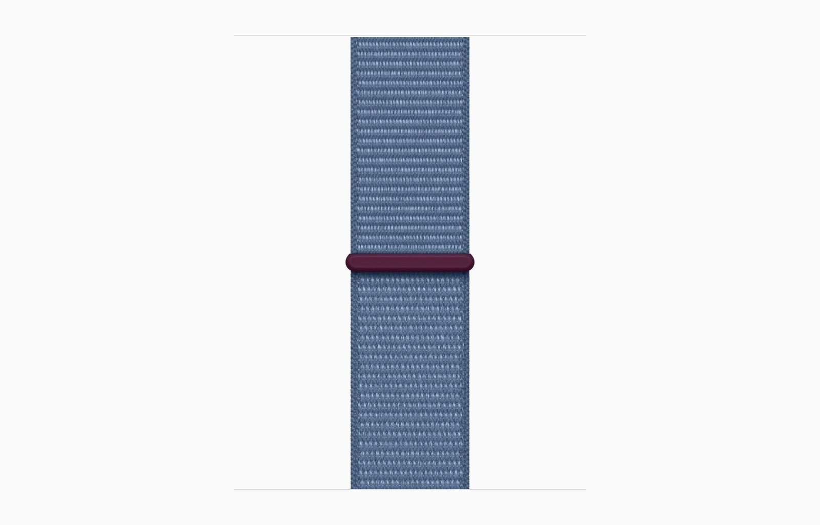 APPLE WATCH SERIES 9 41MM GPS SILVER ALUMINUM CASE WITH WINTER BLUE SPORT LOOP MR923 thumbnail 5