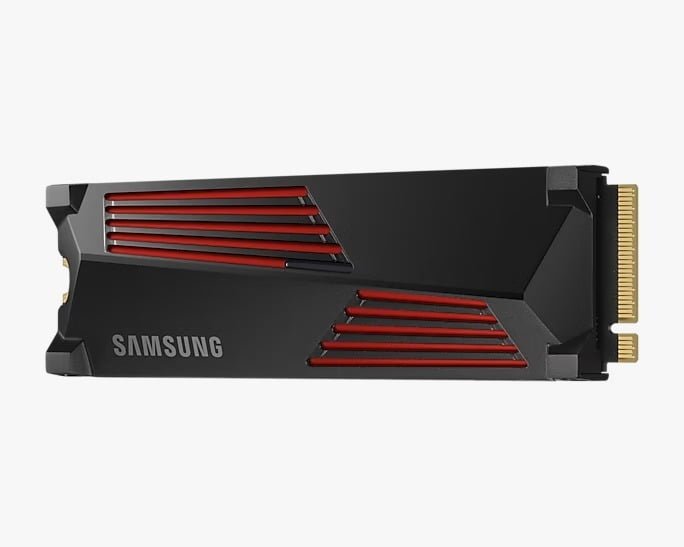 SAMSUNG 990 PRO 4TB M.2 NVME INTERNAL SSD WITH HEATSINK BLACK MZ-V9P4T0CW thumbnail 6
