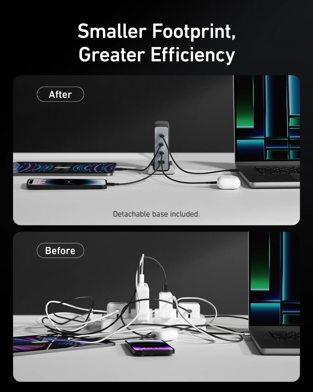 ANKER PRIME 240W GAN MULTI DEVICE DESKTOP CHARGER 4 PORTS A2342211 thumbnail 9