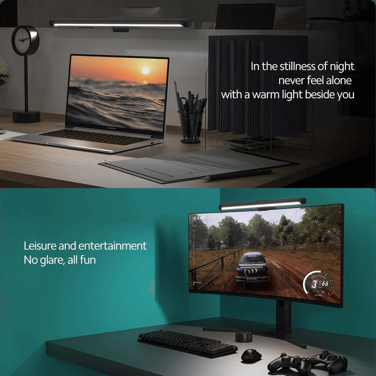 MI COMPUTER MONITOR LIGHT BAR BLACK thumbnail 2