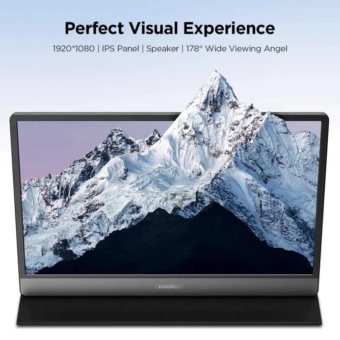 KOORUI 15.6 IPS FULL HD 1920 X 1080 60HZ PORTABLE MONITOR 15B1 thumbnail 23