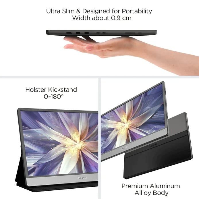 KOORUI 15.6 IPS FULL HD 1920 X 1080 60HZ PORTABLE MONITOR 15B1 thumbnail 21