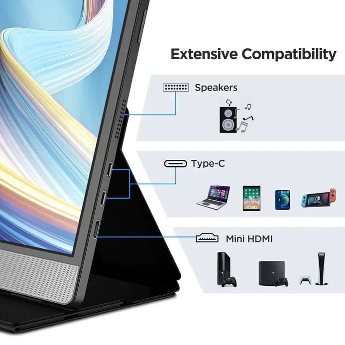 KOORUI 15.6 IPS FULL HD 1920 X 1080 60HZ PORTABLE MONITOR 15B1 thumbnail 4