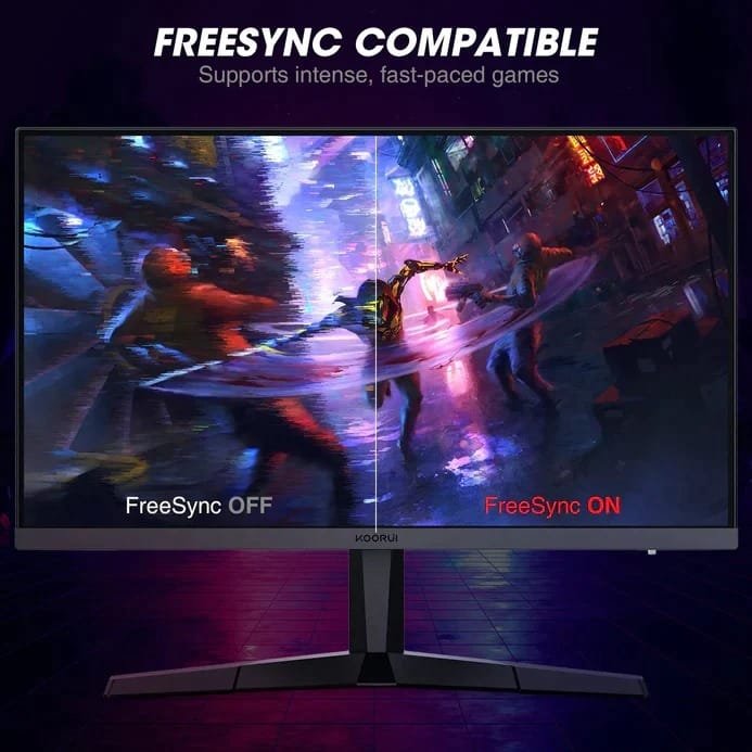 KOORUI 24 INCH IPS FULL HD 1920 X 1080 165HZ GAMING MONITOR 24E thumbnail 11