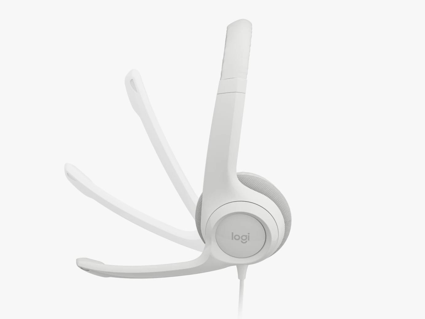 LOGITECH HEADSET USB H390 WHITE 981-000406 thumbnail 10