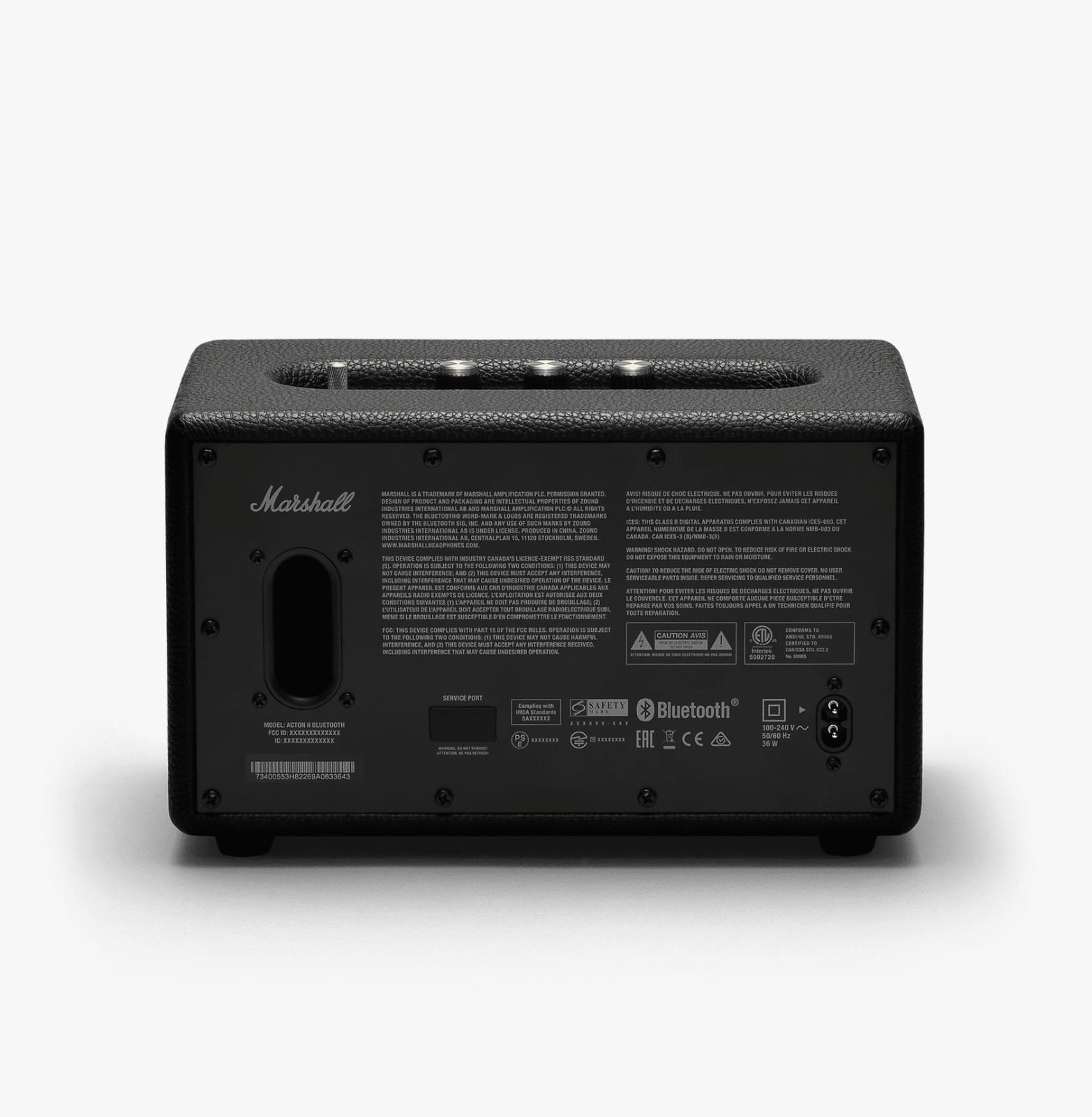 MARSHALL ACTION II WIRELESS STEREO SPEAKER BLACK ACTON2-BK thumbnail 6