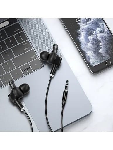 WIWU 3.5MM WIRED AUDIO EARPHONE BLACK EB309 thumbnail 7