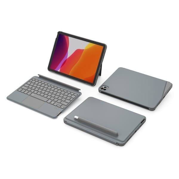 WIWU COMBO TOUCH IPAD 10.2/10.5 KEYBOARD CASE BLACK thumbnail 10