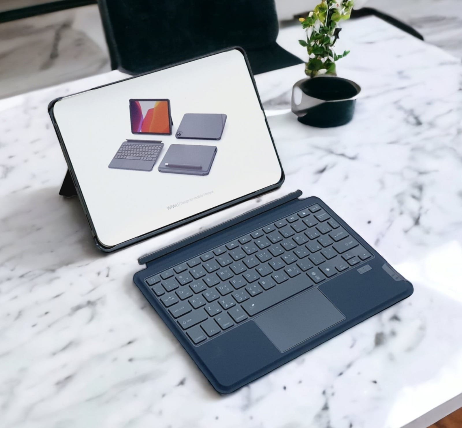 WIWU COMBO TOUCH IPAD 10.2/10.5 KEYBOARD CASE BLACK thumbnail 12