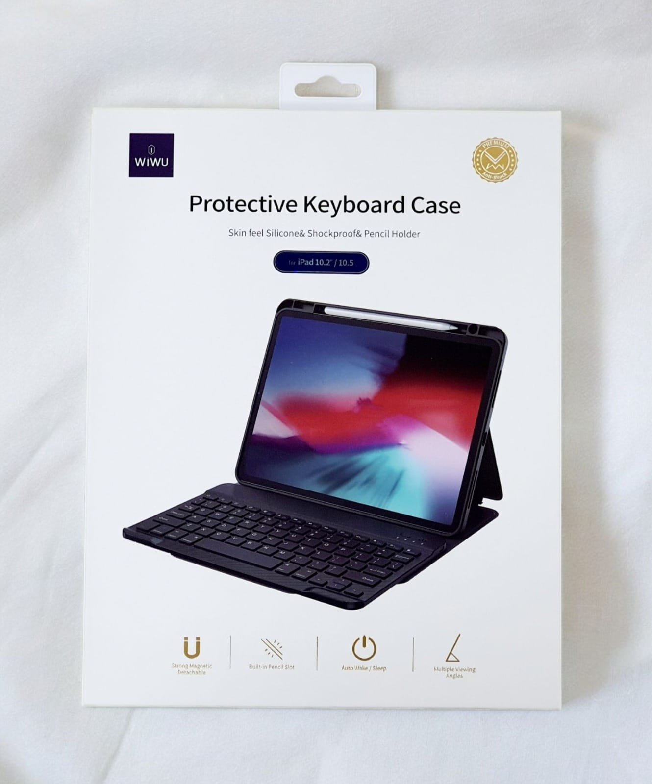 WIWU IPAD 10.2 / 10.5 INCH PROTECTIVE KEYBOARD CASE BLACK ARABIC thumbnail 5