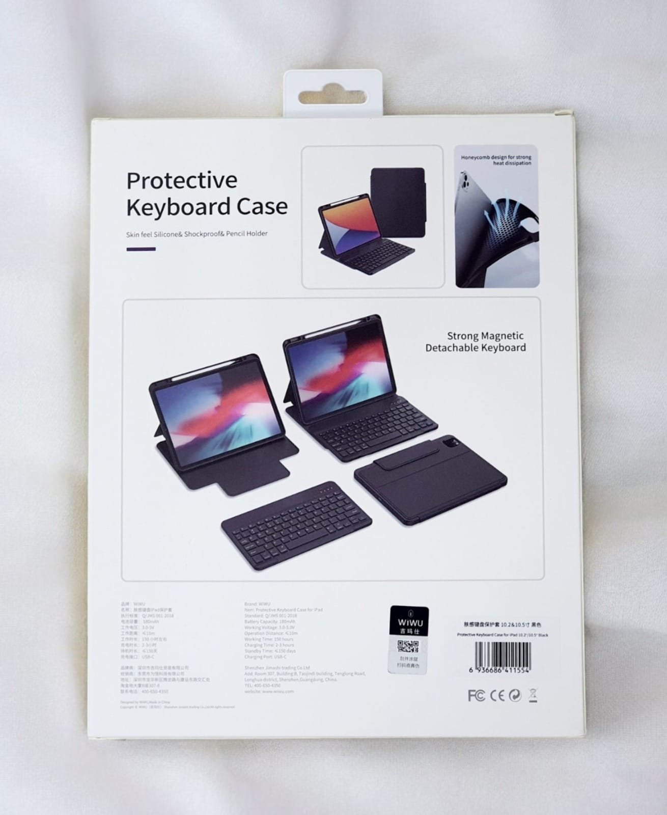 WIWU IPAD 10.2 / 10.5 INCH PROTECTIVE KEYBOARD CASE BLACK ARABIC thumbnail 7