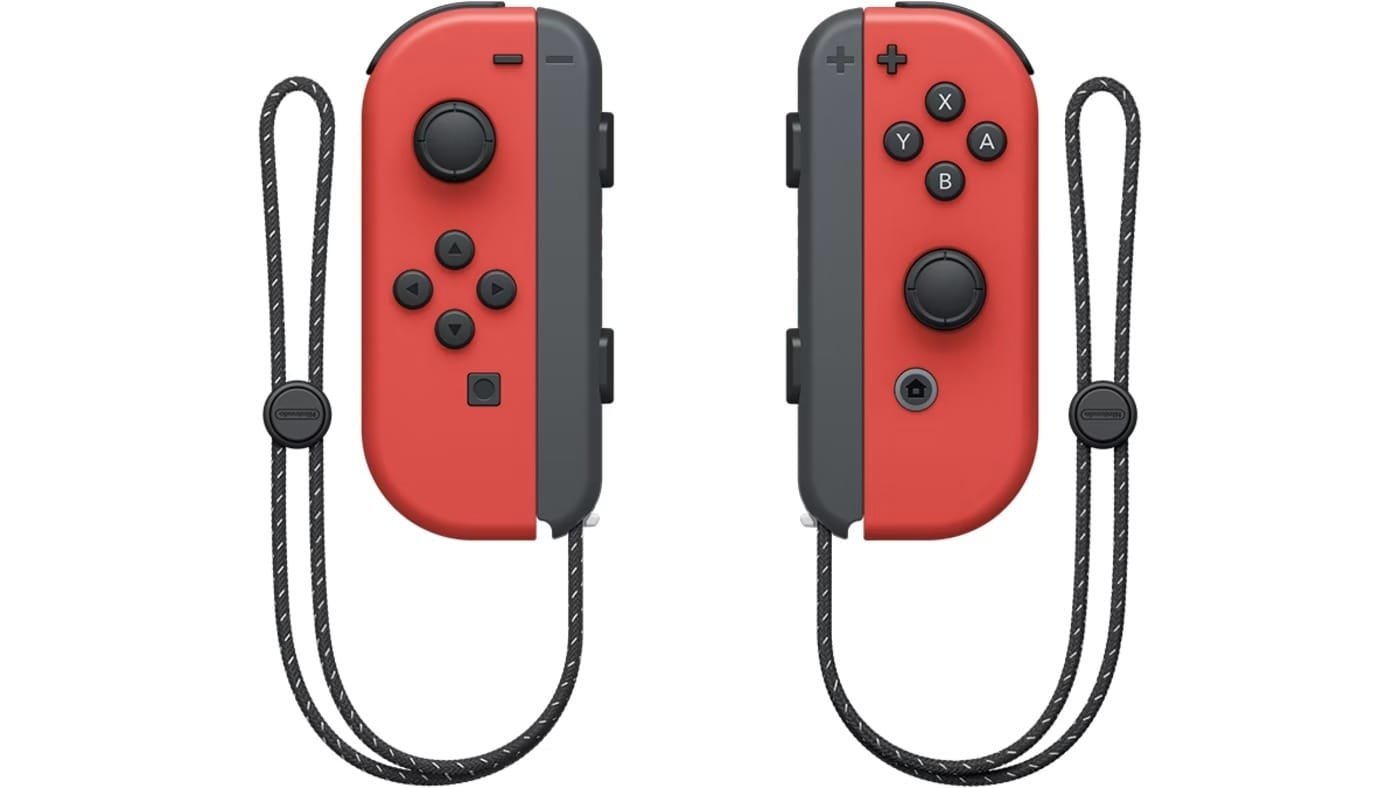 NINTENDO SWITCH OLED CONSOLE WITH BLACK-RED JOY-CON thumbnail 11