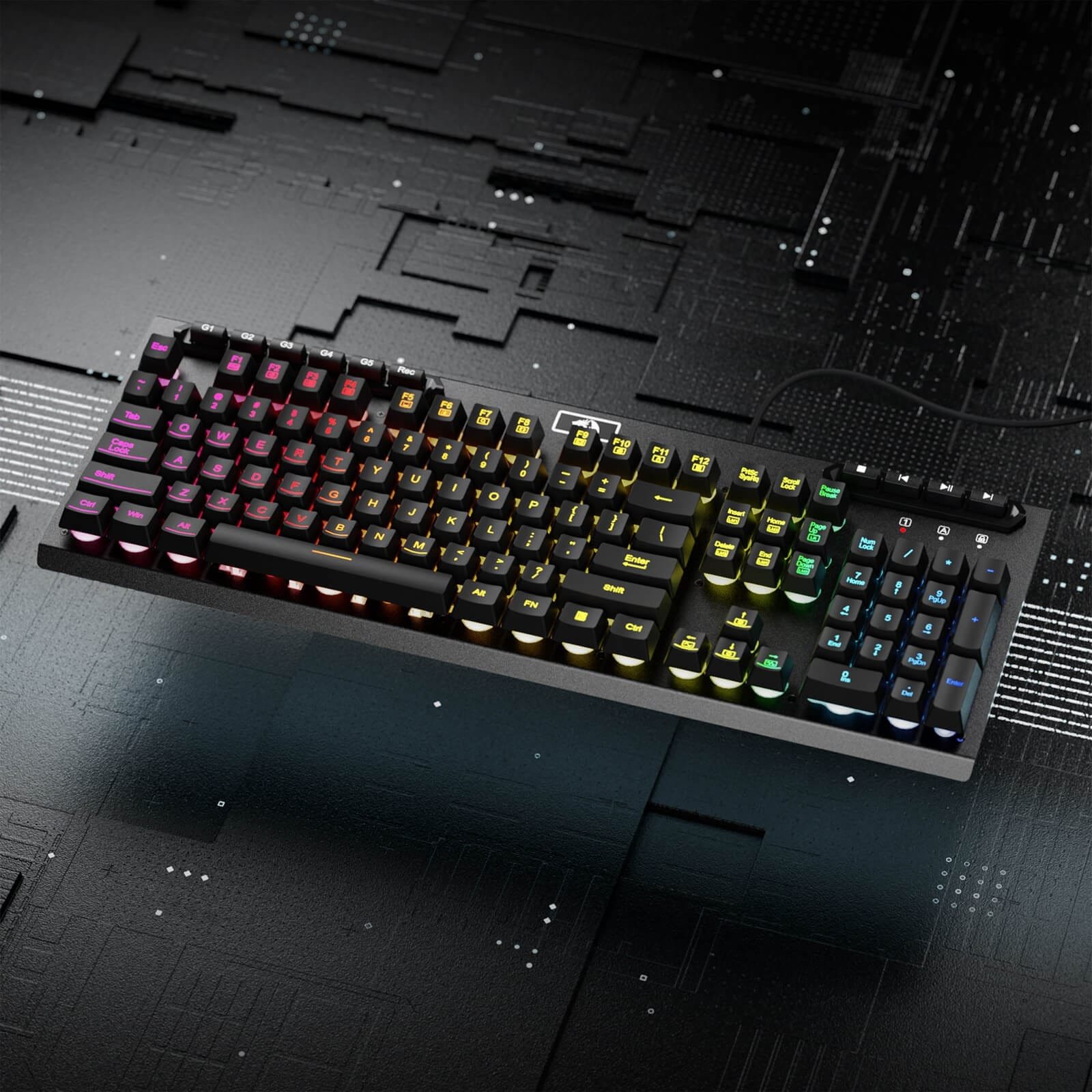 REDRAGON ADITYA WIRED GAMING KEYBOARD WITH MACRO KEYS K513 thumbnail 15