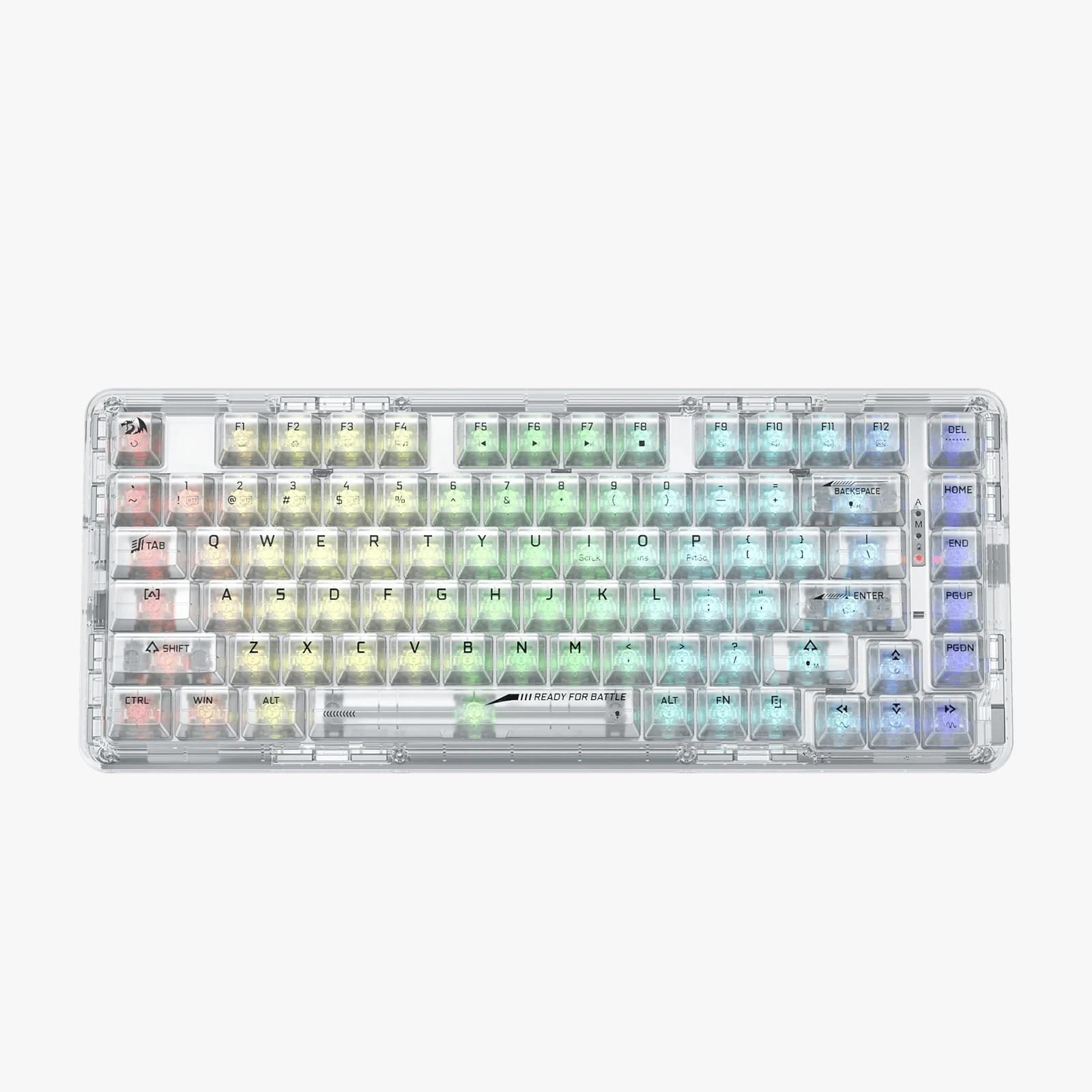 REDRAGON ELF PRO WIRELESS CRYSTAL 75% GASKET RGB GAMING KEYBOARD K649CT-RGB-PRO thumbnail 15