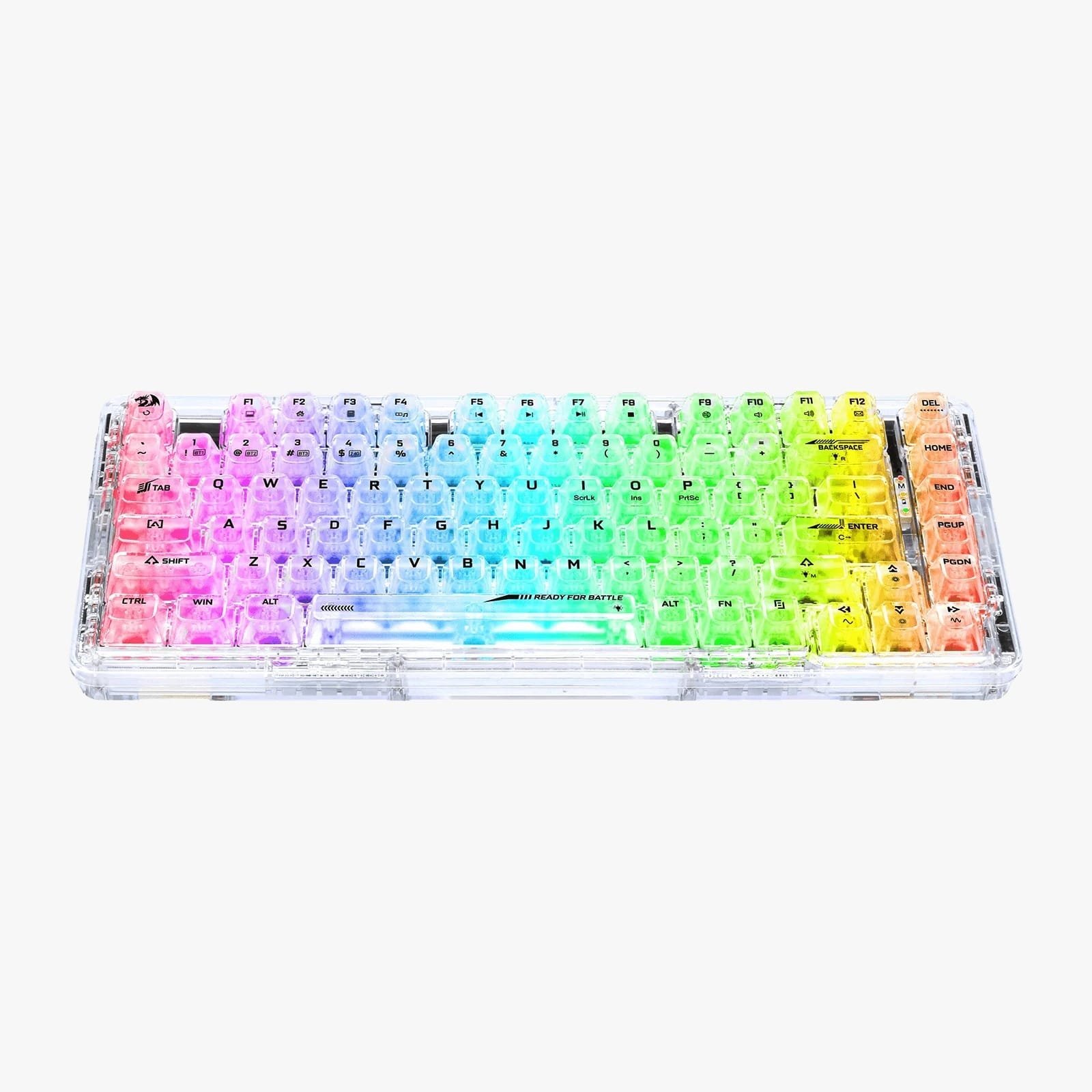 REDRAGON ELF PRO WIRELESS CRYSTAL 75% GASKET RGB GAMING KEYBOARD K649CT-RGB-PRO thumbnail 7