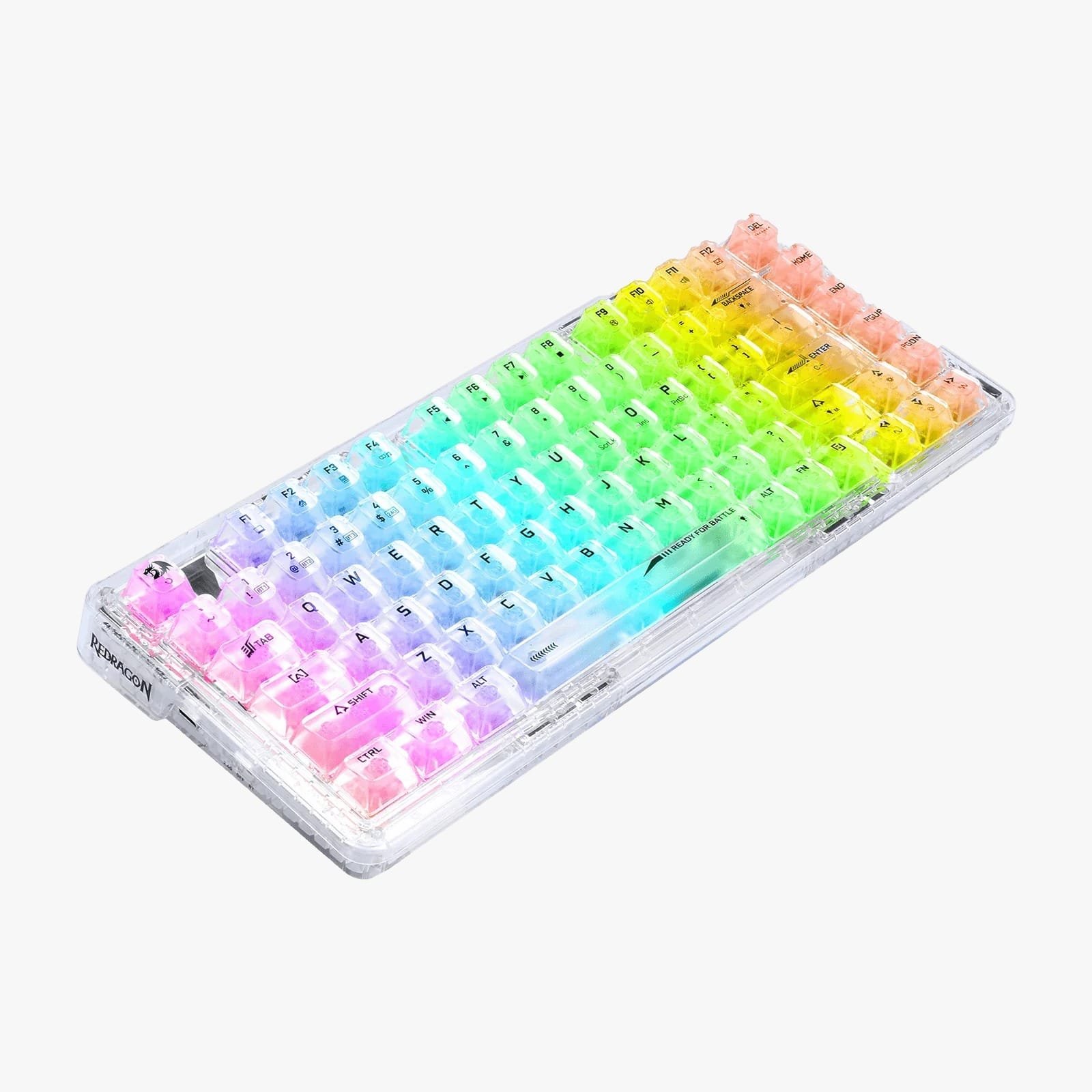 REDRAGON ELF PRO WIRELESS CRYSTAL 75% GASKET RGB GAMING KEYBOARD K649CT-RGB-PRO thumbnail 17
