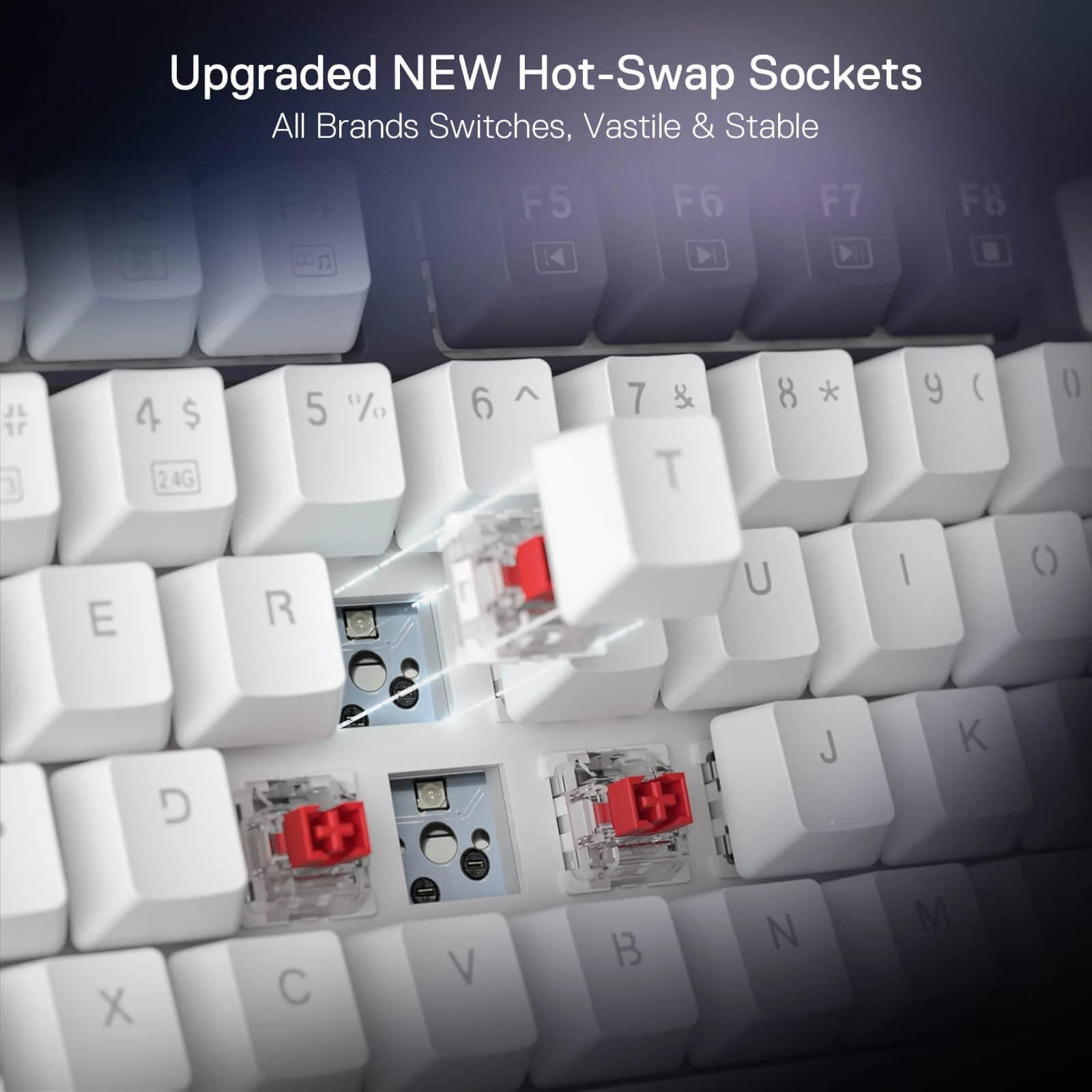 REDRAGON UCAL PRO WIRELESS GASKET KEYBOARD K673WB-RGB-PRO thumbnail 14
