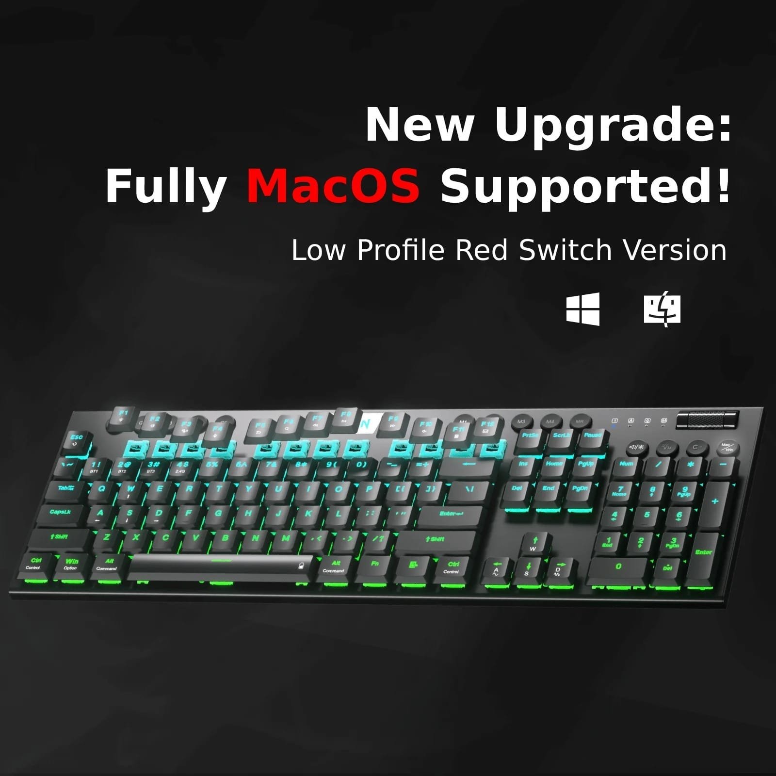 REDRAGON HORUS MECHANICAL KEYBOARD RED SWITCH K618-RGB thumbnail 42