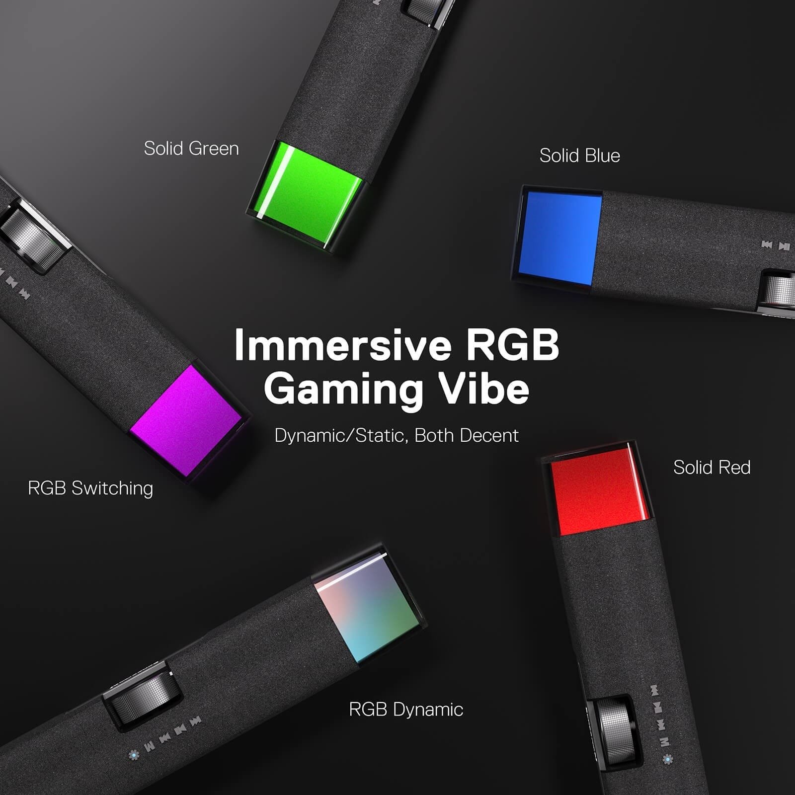 REDRAGON DORA SOUNDBAR WITH DUAL SPEAKERS AND BACKLIGHT GS512 thumbnail 25