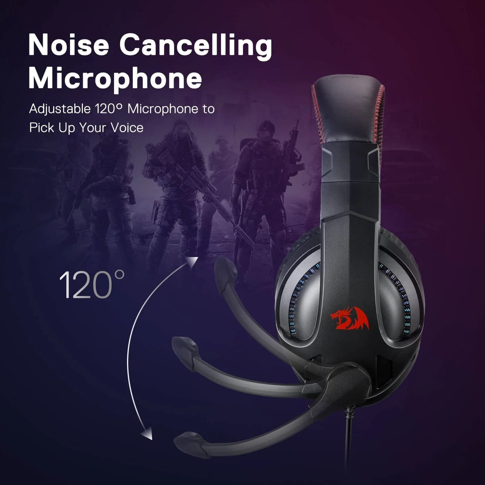 REDRAGON CRONUS GAMING HEADSET WITH MICROPHONE H211RGB thumbnail 23