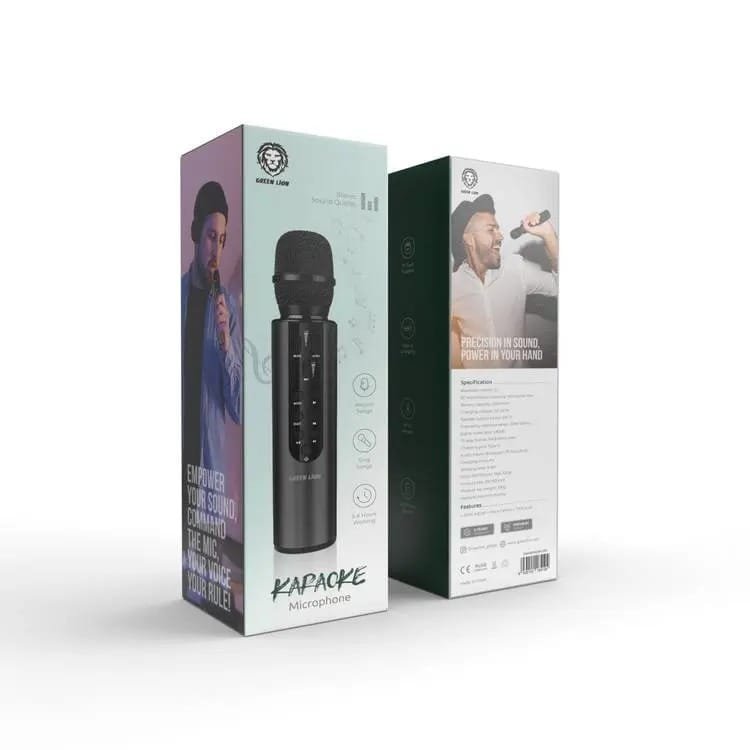 Green Lion Karaoke Microphone : Unleash Your Inner Star thumbnail 3