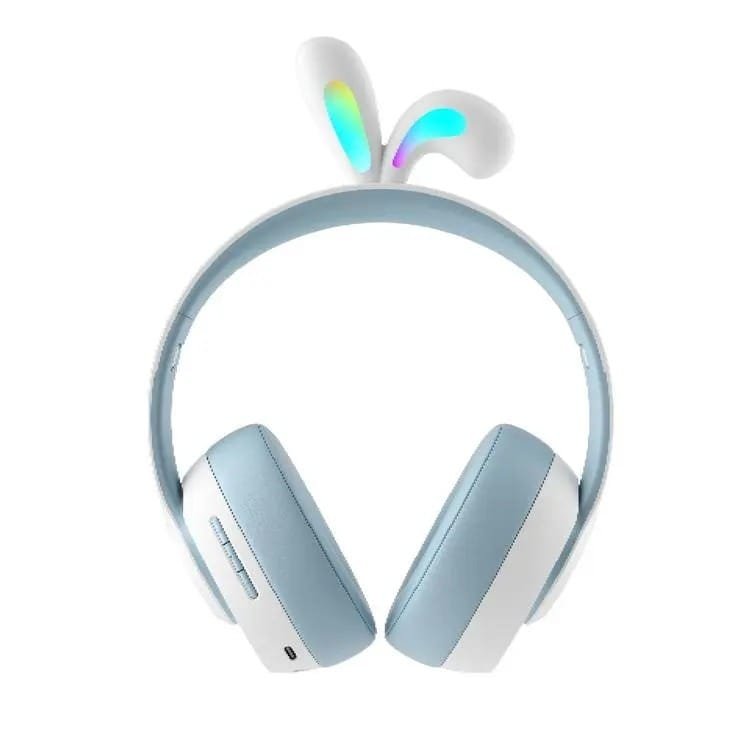 Porodo Soundtec Kids Wireless Rabbit Ear LED Lights Headphone Blue thumbnail 7