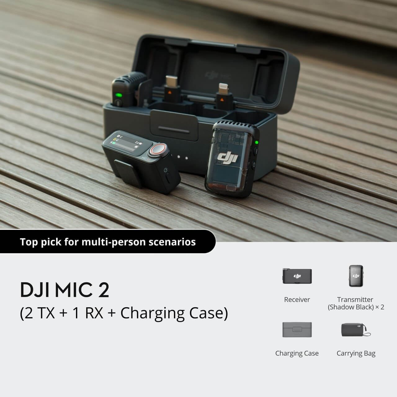 DJI Mic 2 - Professional Sound Quality for Your Video Productions : Capture Crisp Audio Wirelessly thumbnail 17