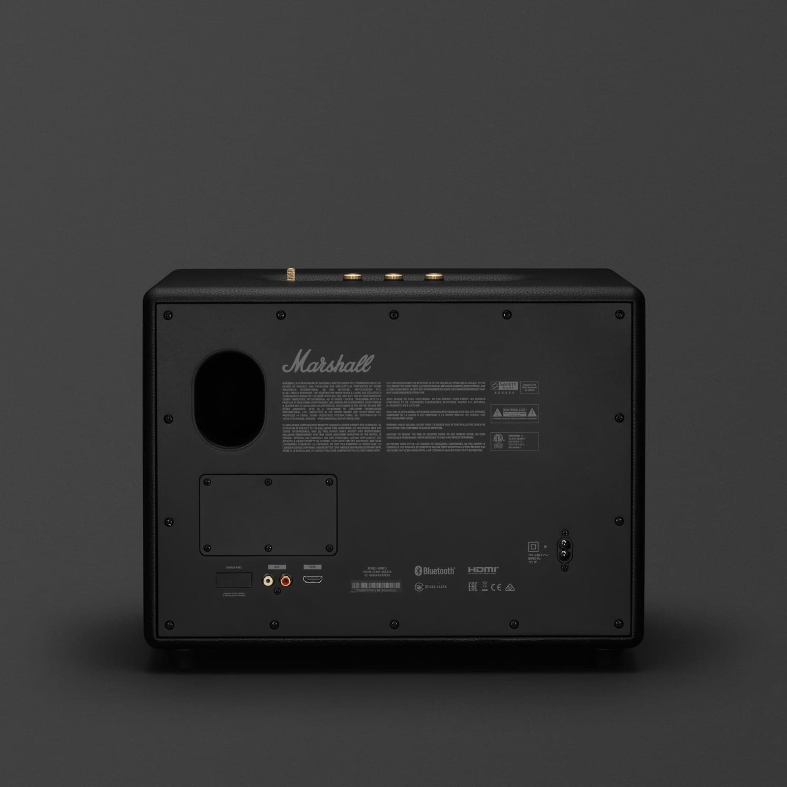 Marshall Woburn III Bluetooth Speaker - Enjoy Crisp Audio and Classic Design in Black! thumbnail 11