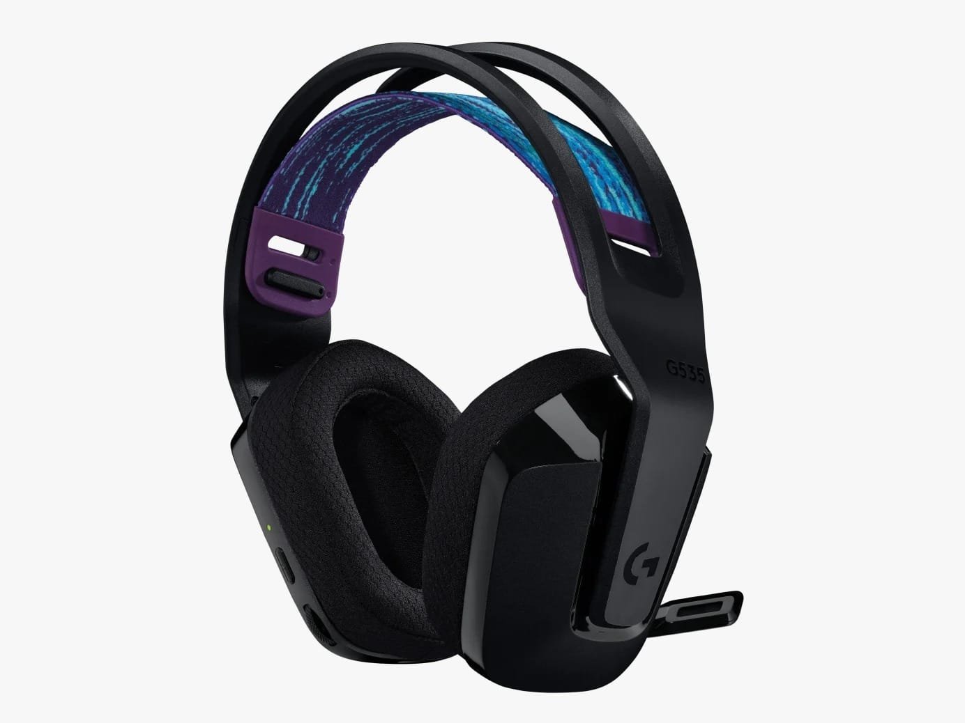 Logitech G535 Lightspeed Wireless Gaming Headset (981-000972) - Immerse Yourself in Crystal Clear Audio and Seamless Connectivity thumbnail 3