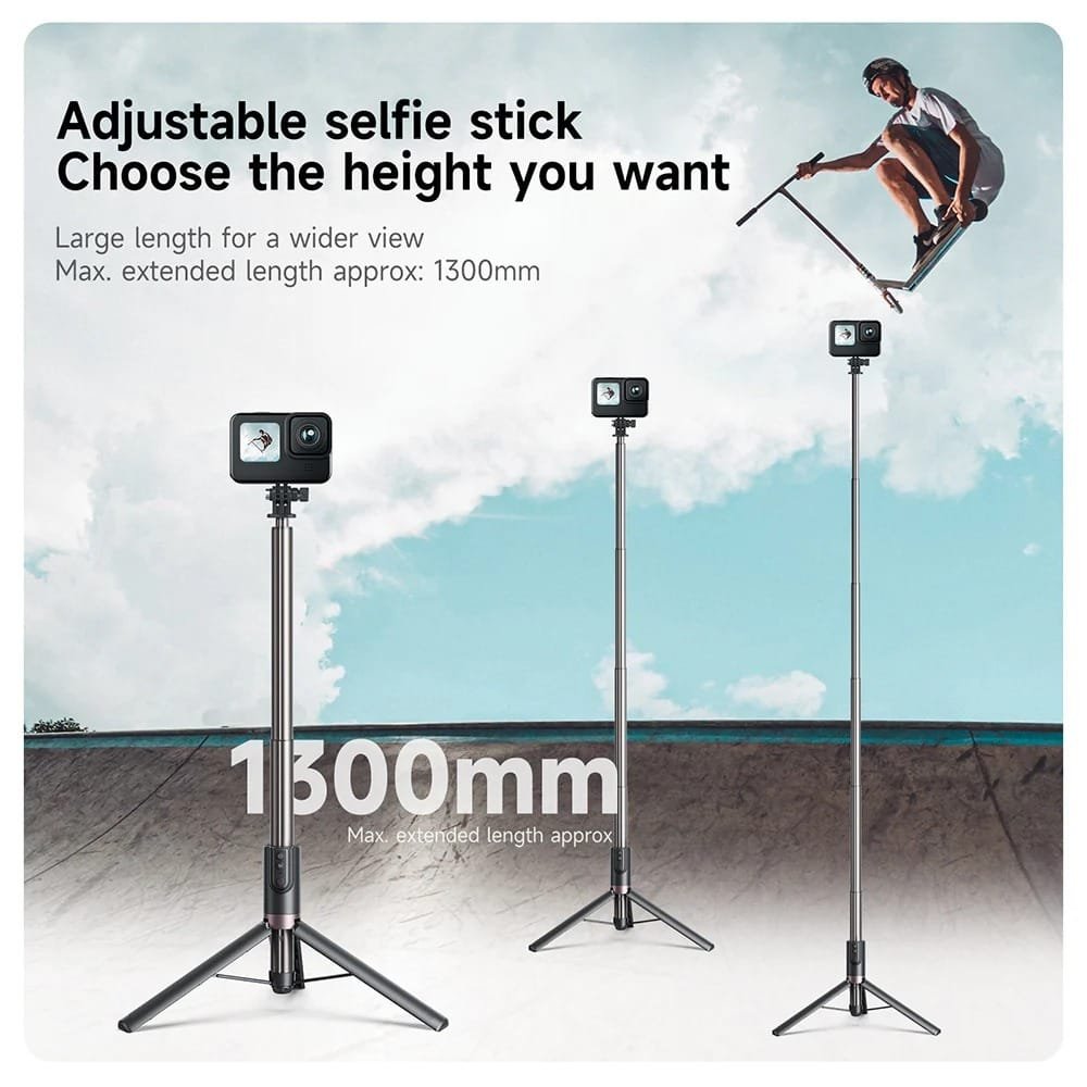 TELESIN Remote Selfie Stick with Tripod TE-RCSS-003: Capture the Perfect Shot Anywhere, Anytime thumbnail 6