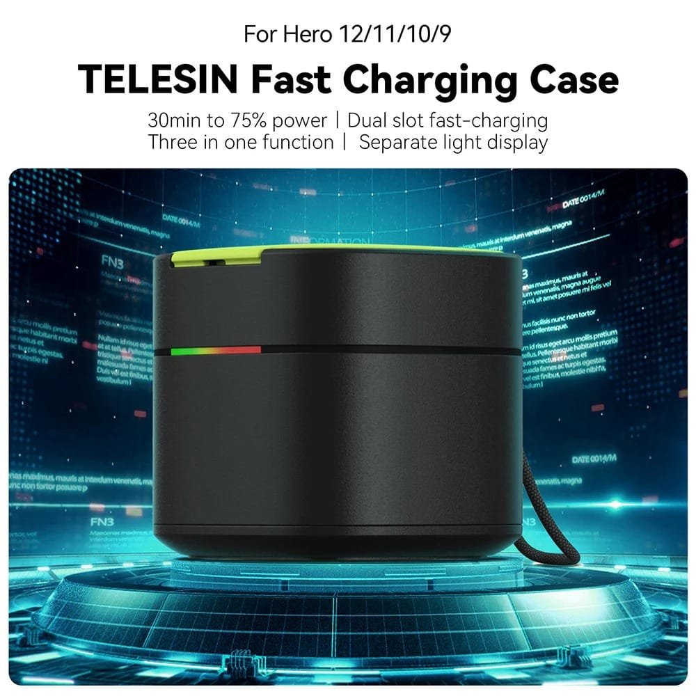 TELESIN Battery Fast Charging Box GP-FCK-B11: Quick and Efficient Charging Solution thumbnail 21