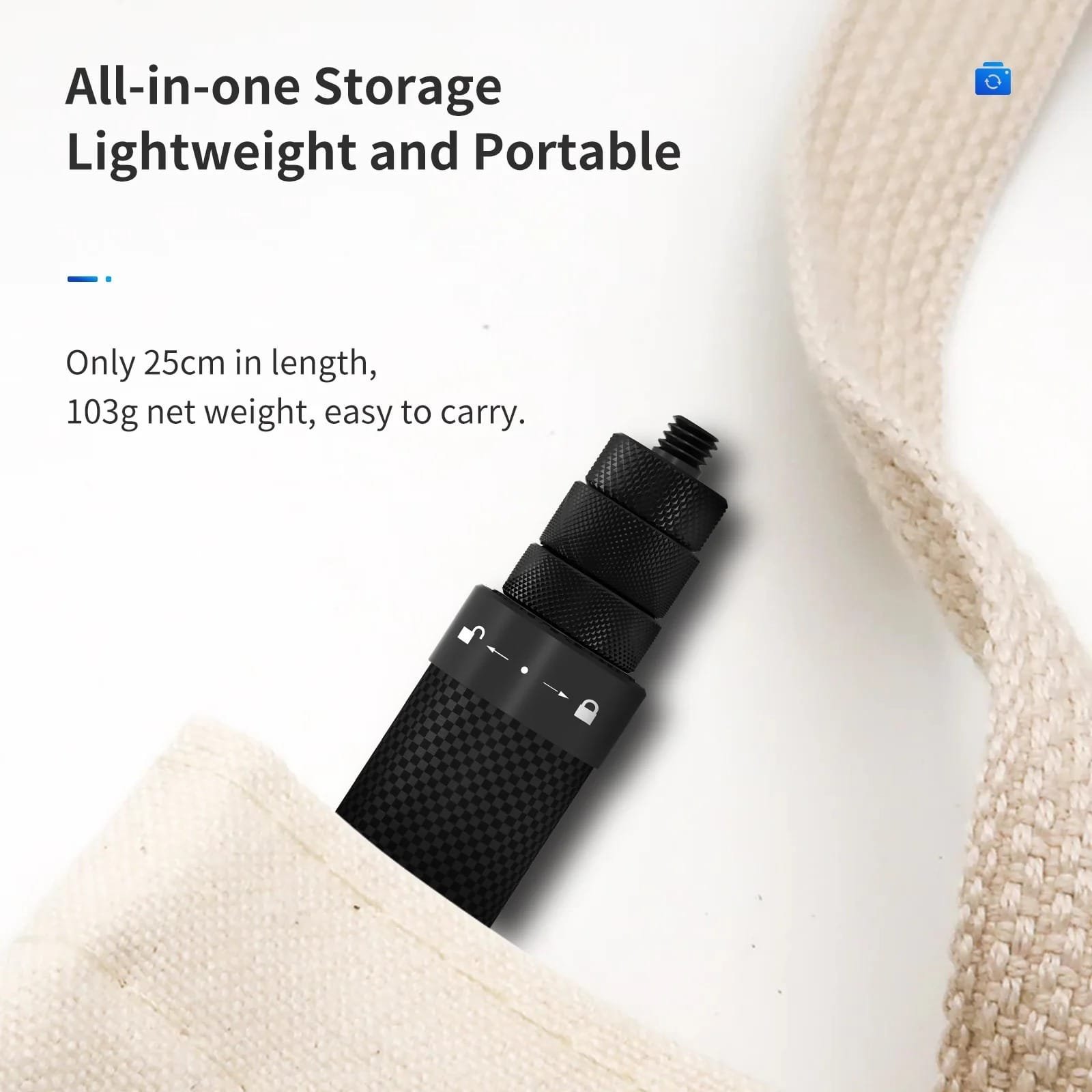TELESIN Carbon Fiber Selfie Stick 1.16m TE-MNP-117: Capture Your Moments with Style and Durability thumbnail 16