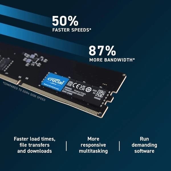 Crucial DDR5-4800 8GB Desktop RAM CB8GU4800 thumbnail 7