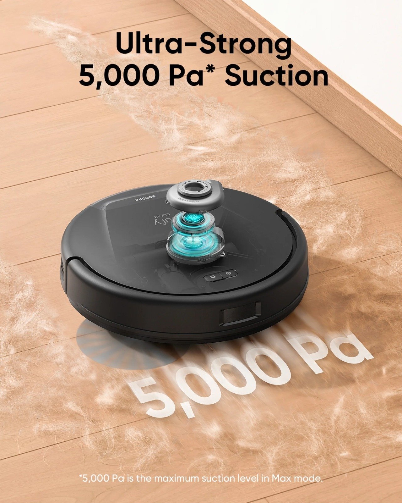 Eufy RoboVac L60 Hybrid Robotic Vacuum with Self-Empty Station - Black T2278V11 thumbnail 7
