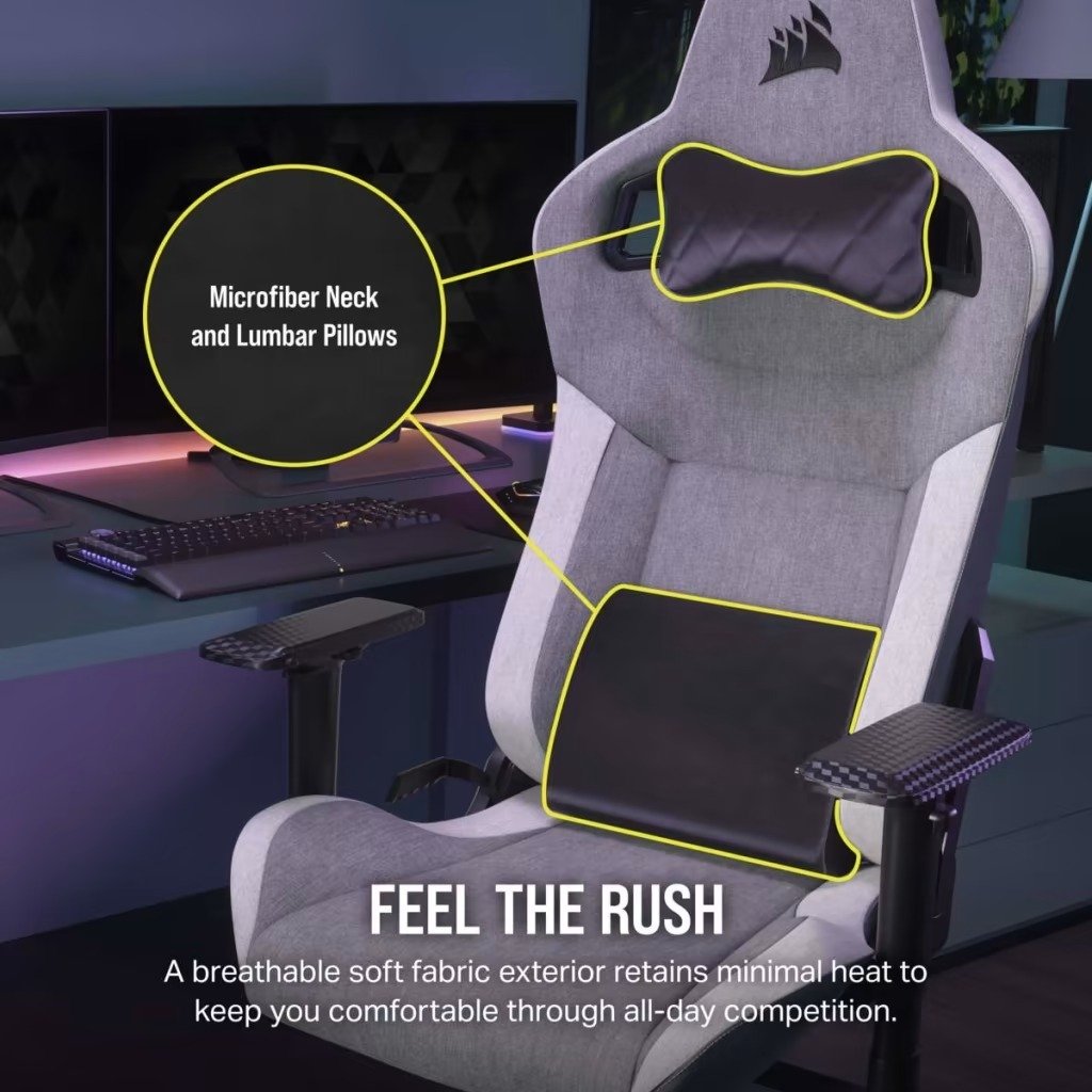 CORSAIR T3 RUSH GAMING CHAIR thumbnail 5