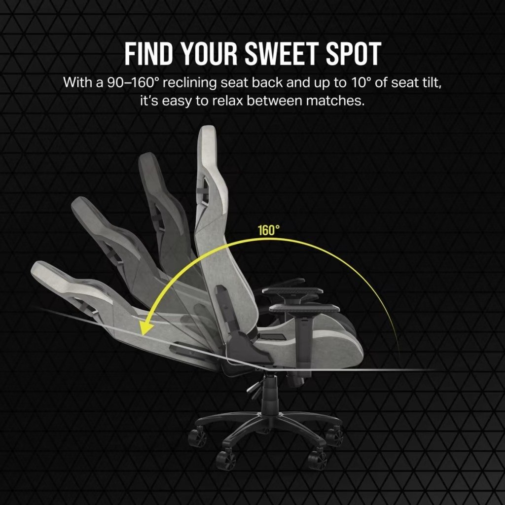 CORSAIR T3 RUSH GAMING CHAIR thumbnail 8