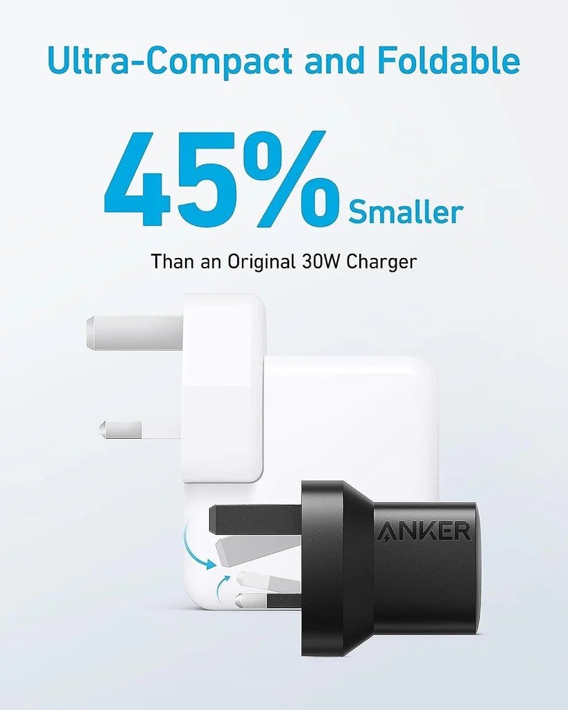 Anker 323 Charger with 322 USB-C to USB-C Cable 3 ft Black B2331K11 thumbnail 10