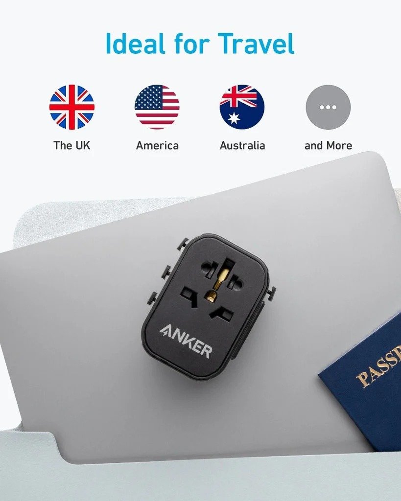 Anker 312 Extend USB-C Travel Adapter 30W A9212K11 thumbnail 5