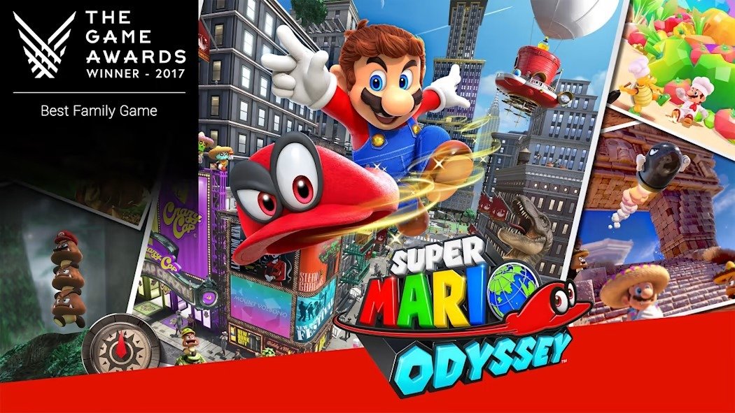Nintendo Switch Super Mario Odyssey Game CD thumbnail 3