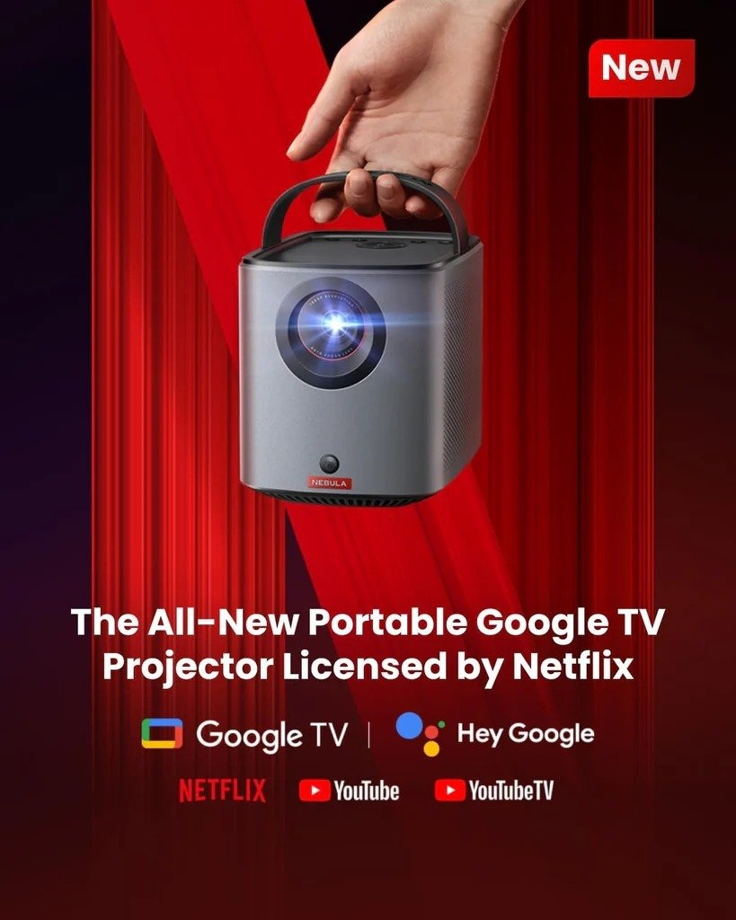 Experience Portable Entertainment with the Anker Nebula Mars 3 Air Pocket Projector in Black - D2325211 thumbnail 11