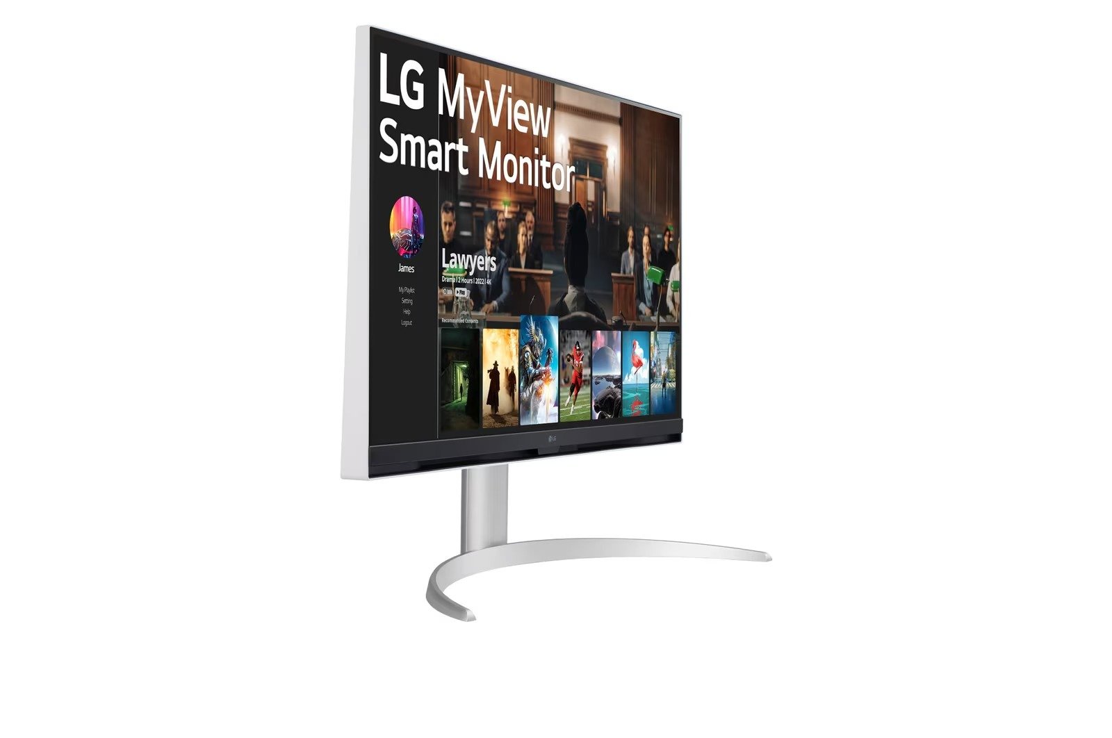 LG 32-Inch 4K Ultra HD Smart Monitor with WebOS - 32SQ730S-W thumbnail 7