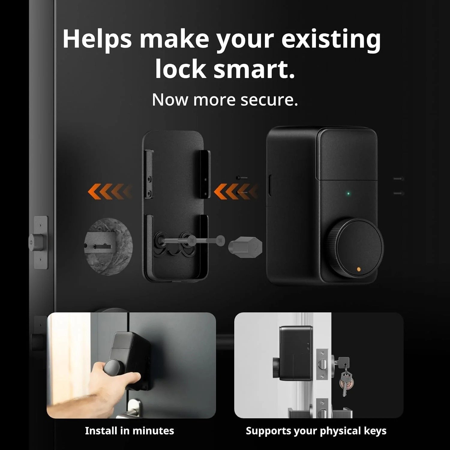 Secure Your Home Smartly with the SwitchBot Lock Pro in Black - W3500000 thumbnail 15