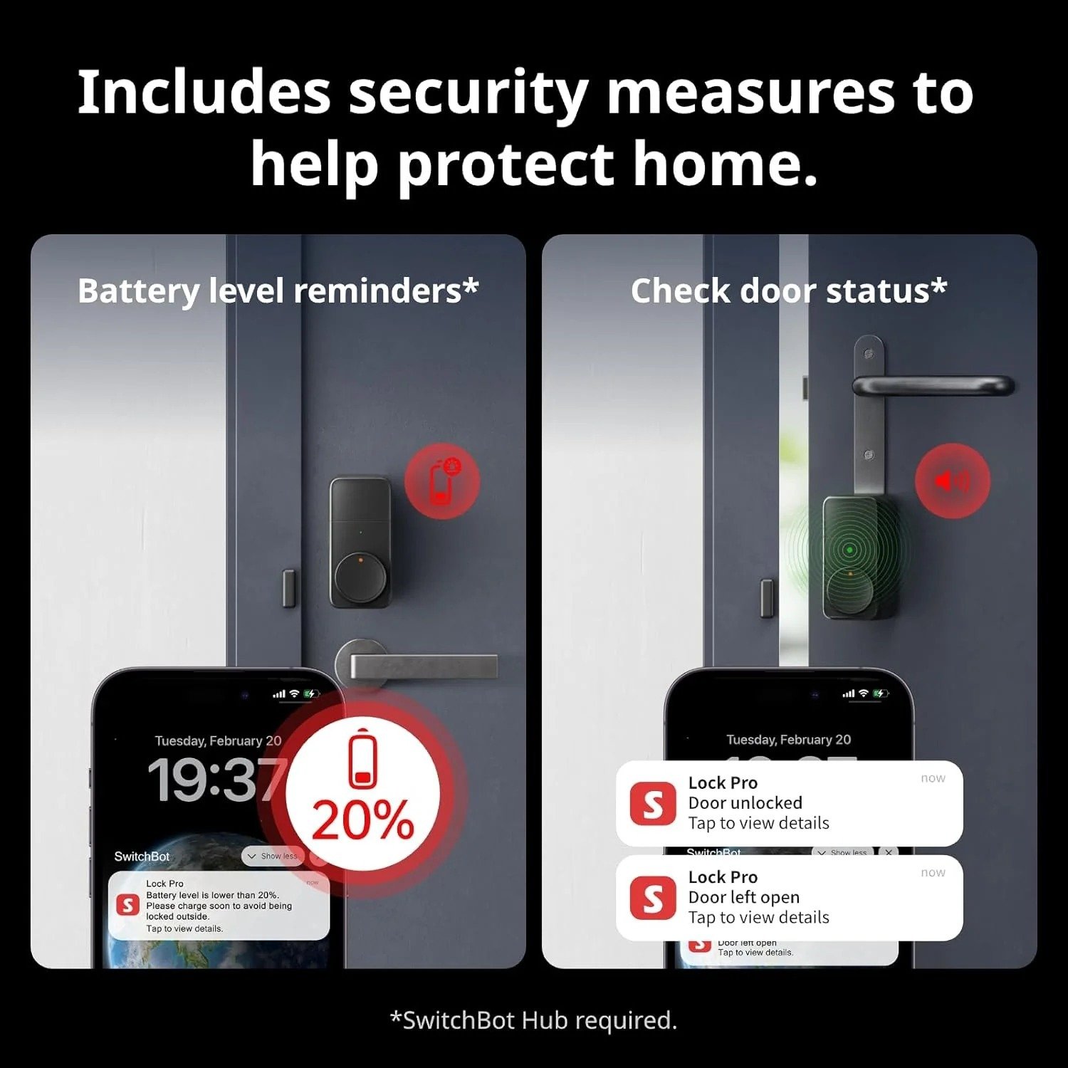 Secure Your Home Smartly with the SwitchBot Lock Pro in Black - W3500000 thumbnail 16