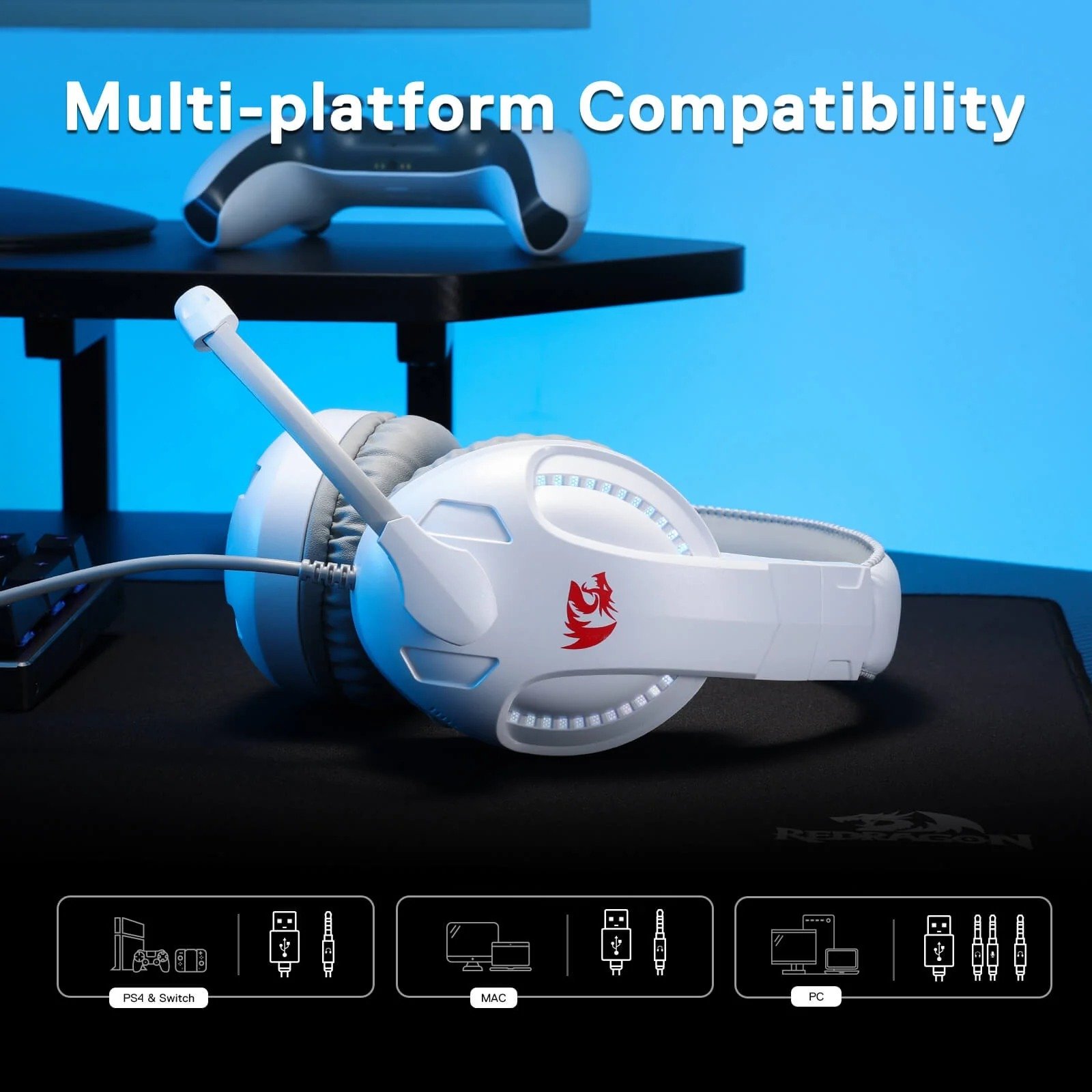 REDRAGON CRONUS GAMING HEADSET WITH MICROPHONE H211RGB thumbnail 29