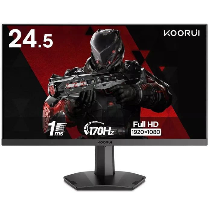 Koorui 24.5-Inch FHD Gaming Computer Monitor VA 170Hz - 25E3A thumbnail 8
